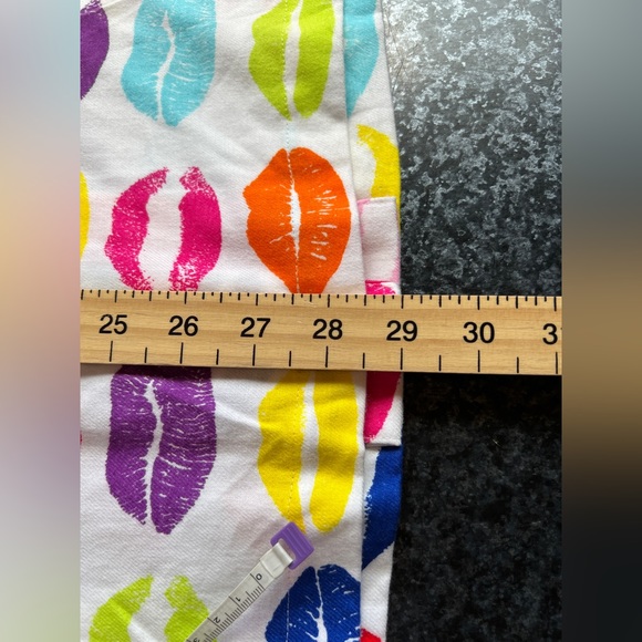 Victorias Secret bright heart print pyjamas top large - Picture 10 of 12